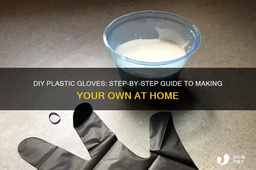how to make plastic gloves