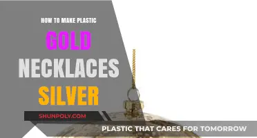 Transforming Plastic Gold Necklaces to Silver: A Simple DIY Guide