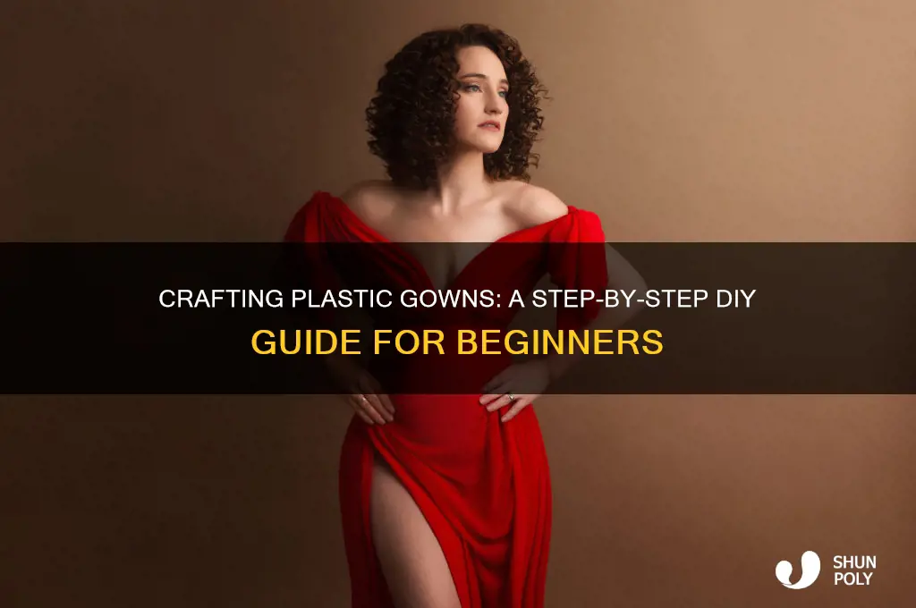 how to make plastic gowns