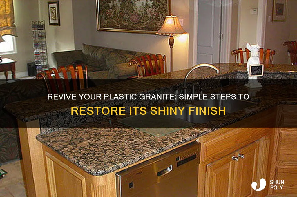 how to make plastic granite shiny again