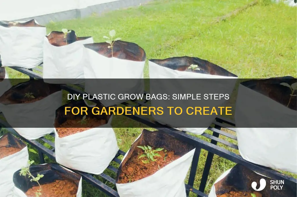 how to make plastic grow bags