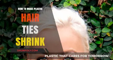 Shrinking Plastic Hair Ties: A Simple DIY Crafting Technique