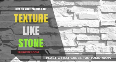 Crafting Stone-Like Textures: Techniques for Plastic Transformation