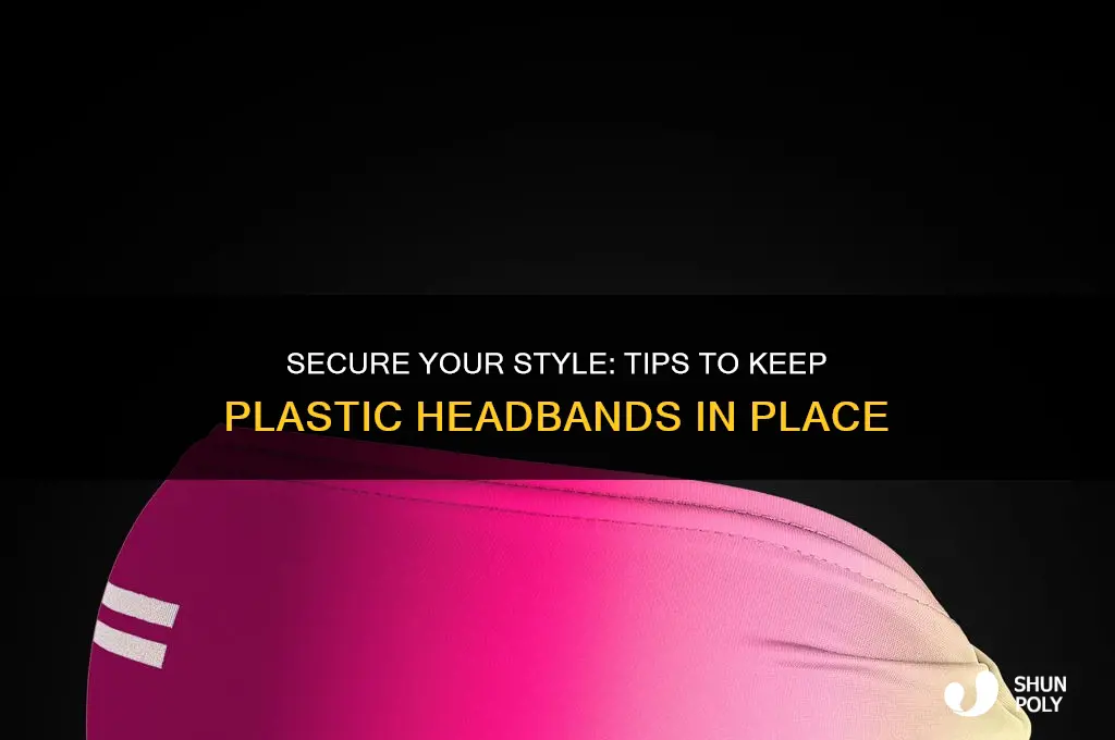 how to make plastic headbands stay in place