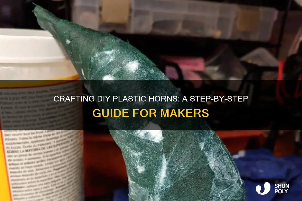how to make plastic horns