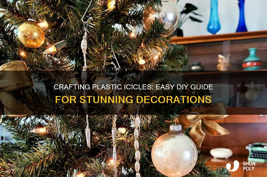 how to make plastic icicles
