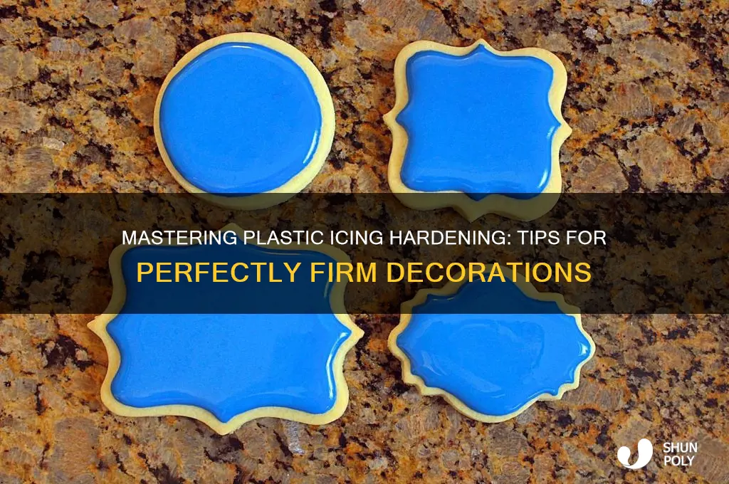 how to make plastic icing hard