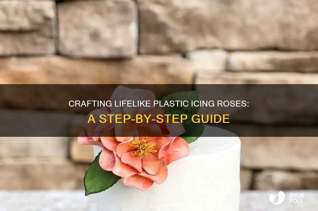 how to make plastic icing roses