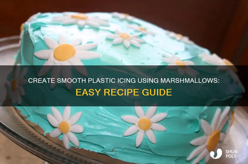 how to make plastic icing with marshmallows