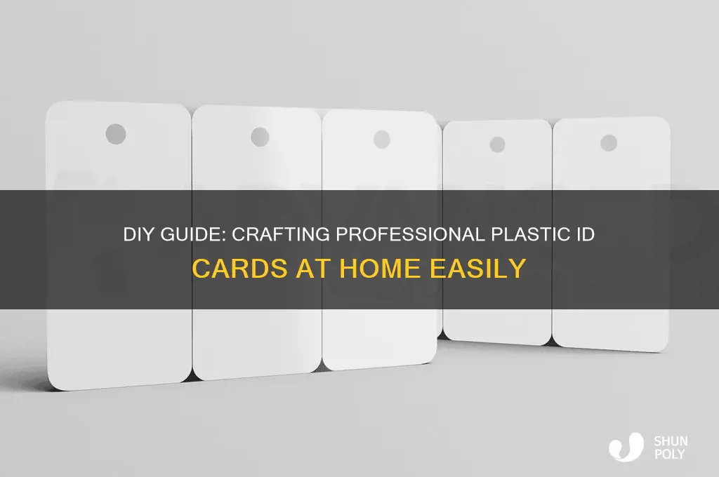 how to make plastic id card