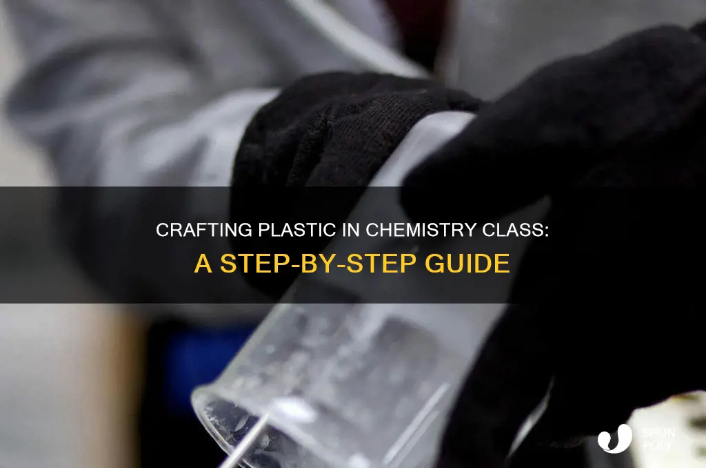 how to make plastic in chem class