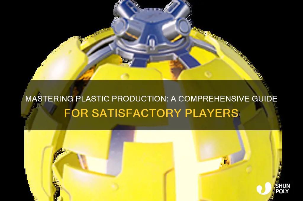 how to make plastic in satisfactory