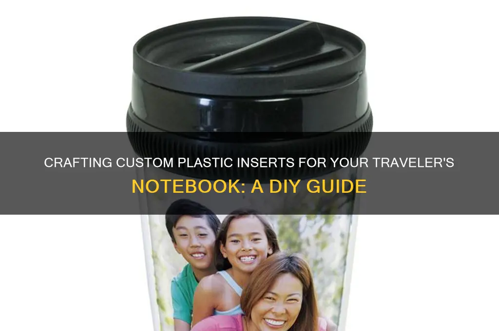 how to make plastic inserts for travelers notebook