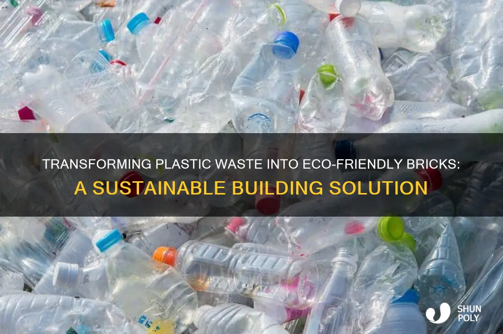 how to make plastic into bricks