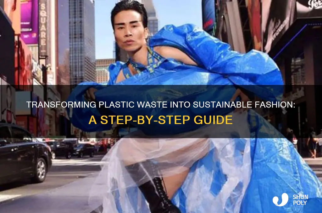 how to make plastic into clothing