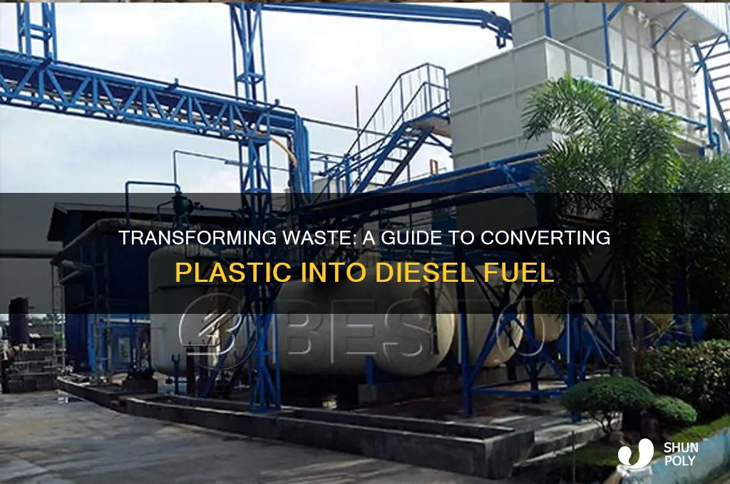 how to make plastic into diesel fuel