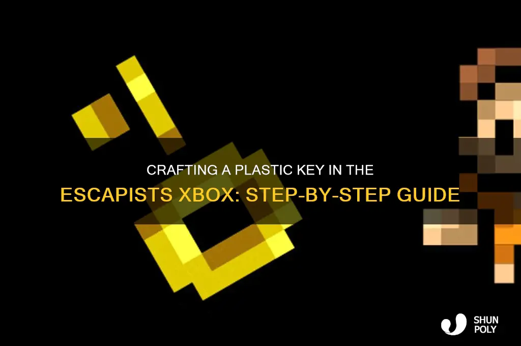 how to make plastic key in the escapists xbox