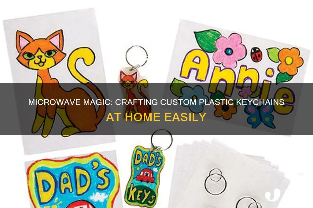 how to make plastic keychains in microwave