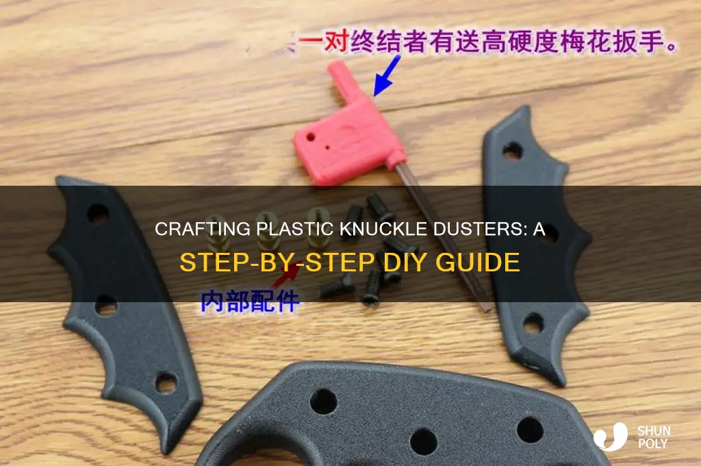 how to make plastic knuckle dusters