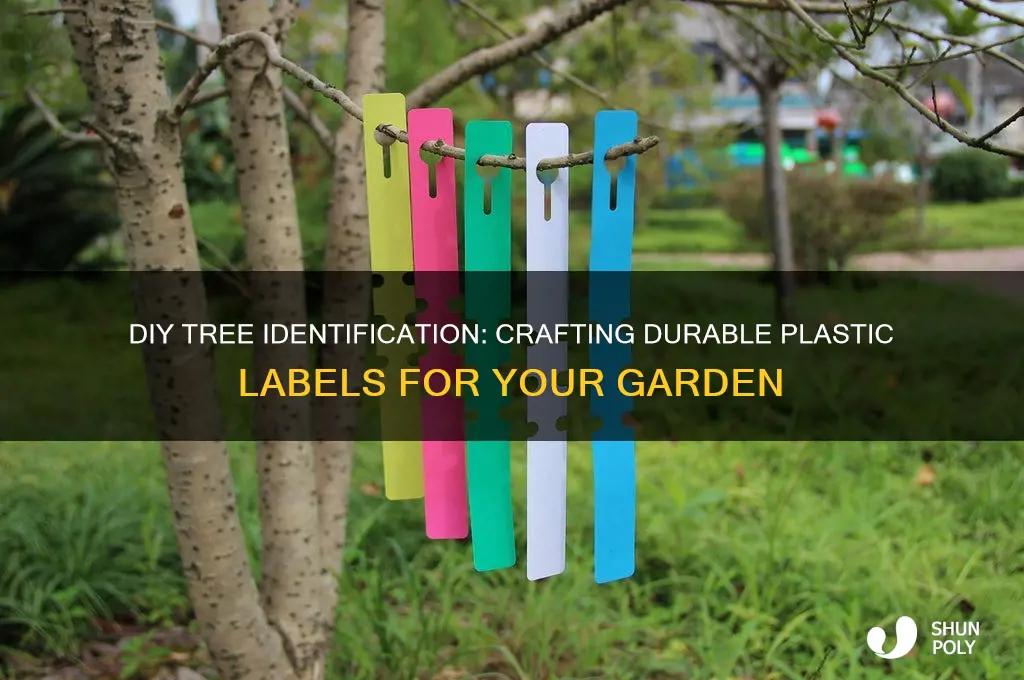 how to make plastic labels for trees