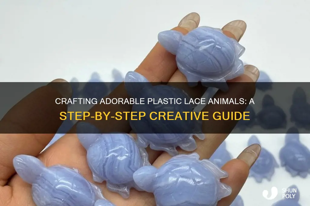how to make plastic lace animals