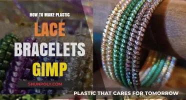 Crafting Colorful Plastic Lace Gimp Bracelets: A Step-by-Step Guide