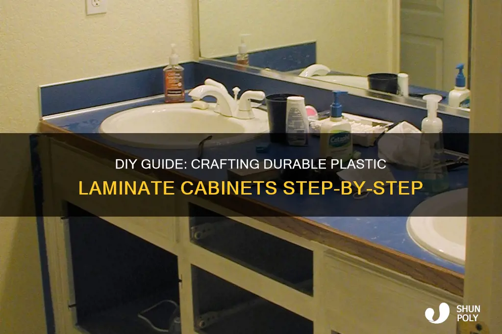 how to make plastic laminate cabinets