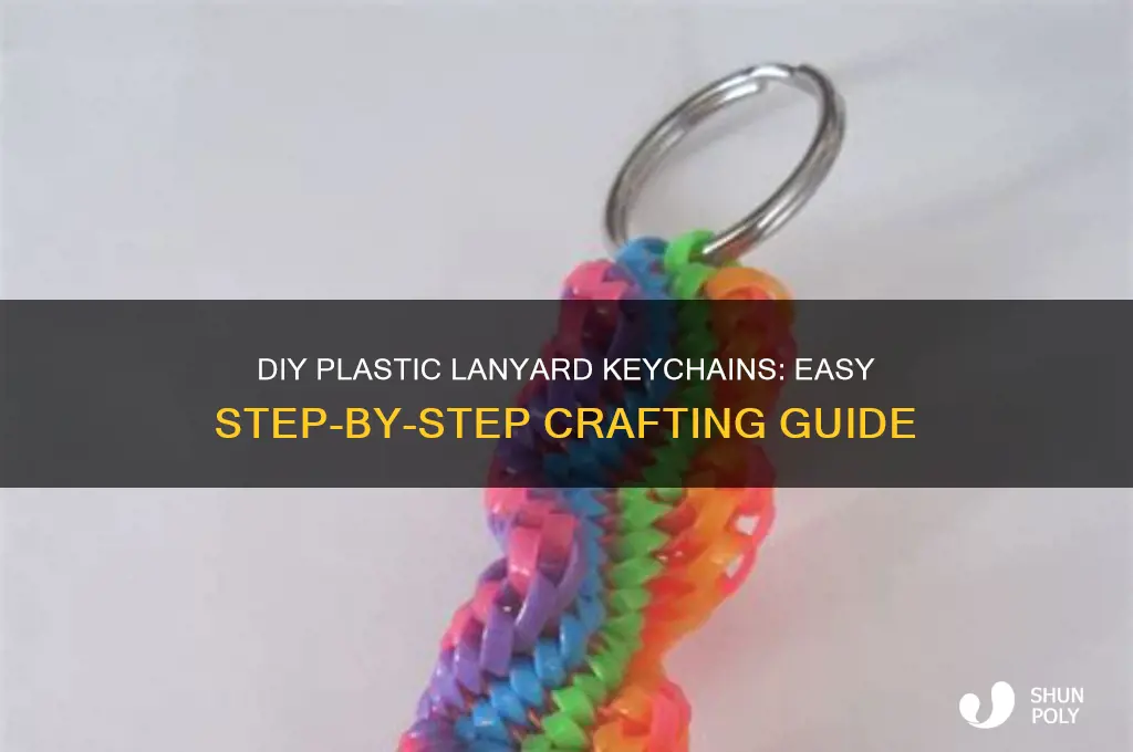 how to make plastic lanyard keychains