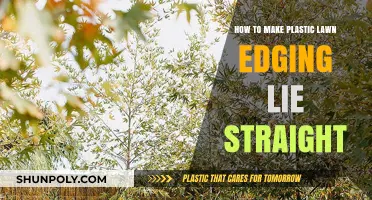 Achieve Perfectly Straight Plastic Lawn Edging: Simple Tips and Tricks