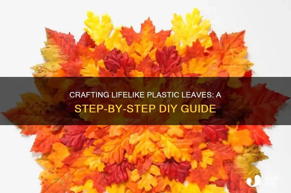 how to make plastic leaves