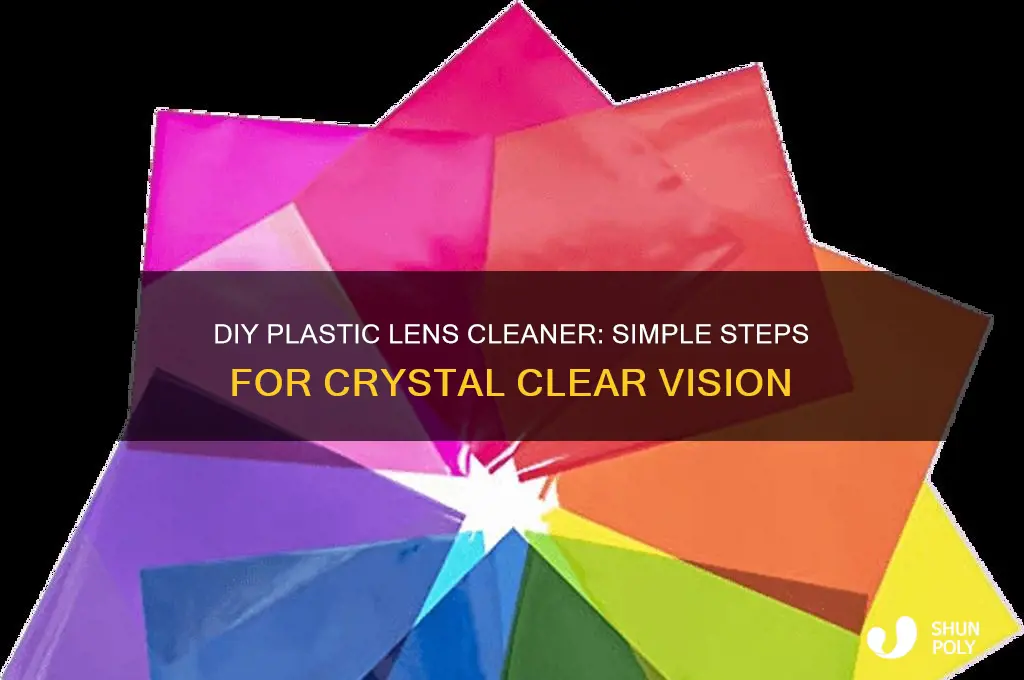 how to make plastic lens cleaner