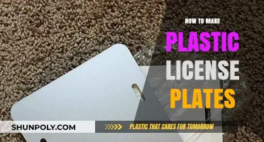 DIY Guide: Crafting Durable Plastic License Plates at Home