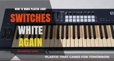 Restore Yellowed Plastic Light Switches to Bright White Again