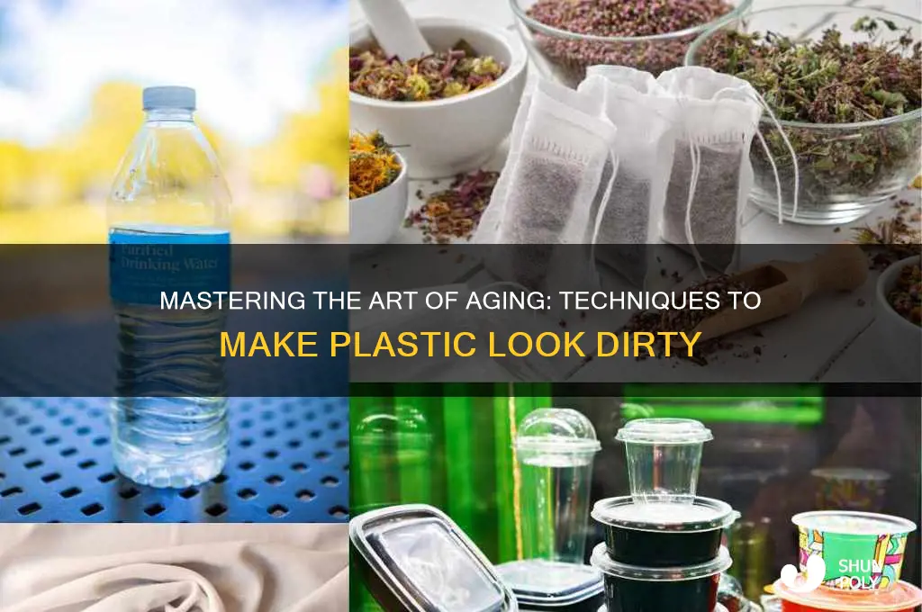 how to make plastic look dirty