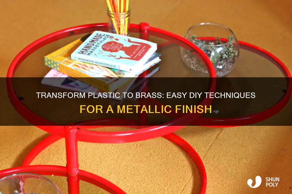 how to make plastic look like brass
