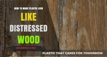 Transform Plastic into Rustic Wood: Distressing Techniques for Realistic Effects