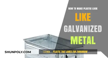 Transform Plastic into Galvanized Metal: Easy DIY Painting Techniques