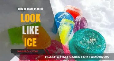 Transforming Plastic into Realistic Ice: A Creative DIY Guide