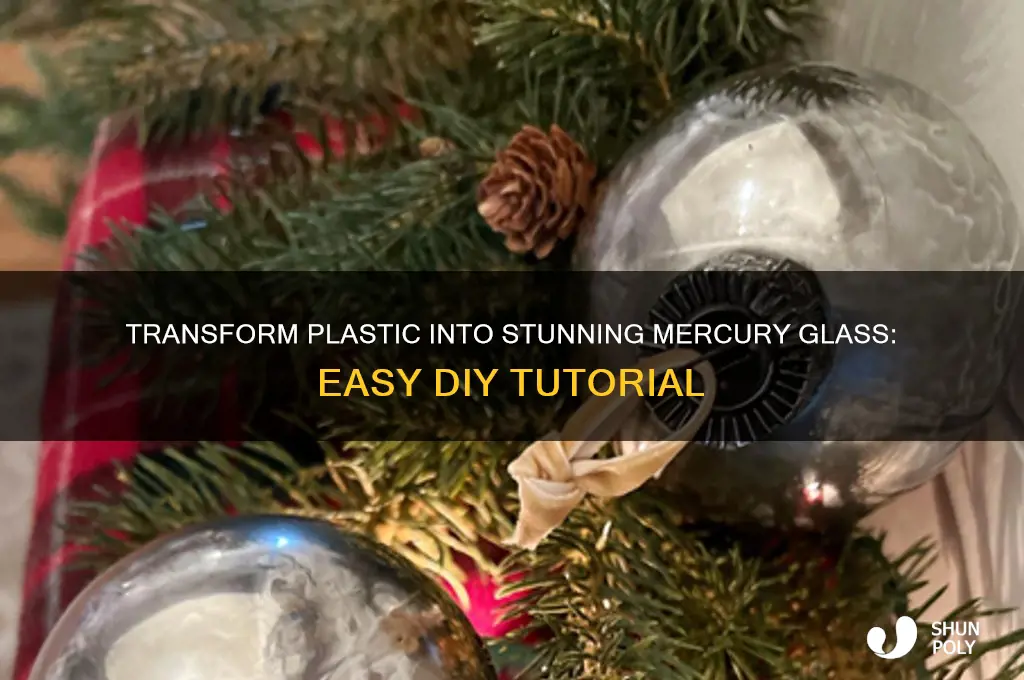 how to make plastic look like mercury glass