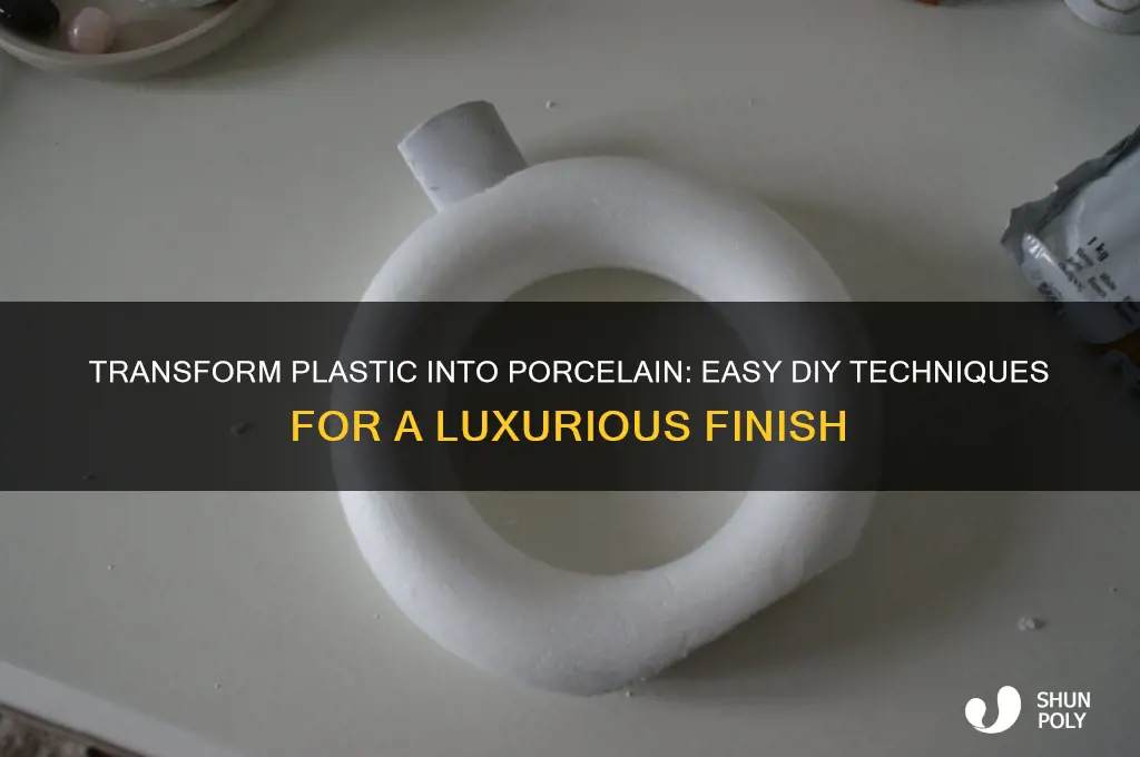 how to make plastic look like porcelain