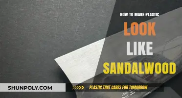 Transforming Plastic: Techniques to Mimic Sandalwood's Rich, Natural Look