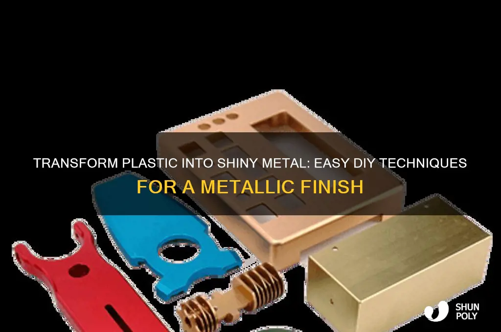 how to make plastic look like shiny metal