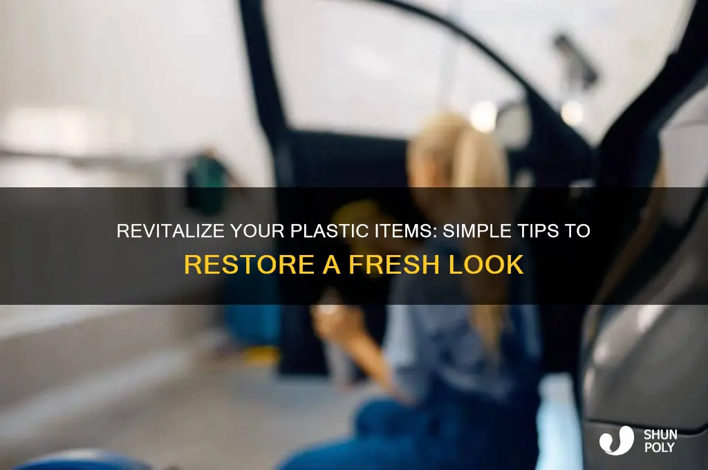 how to make plastic look new