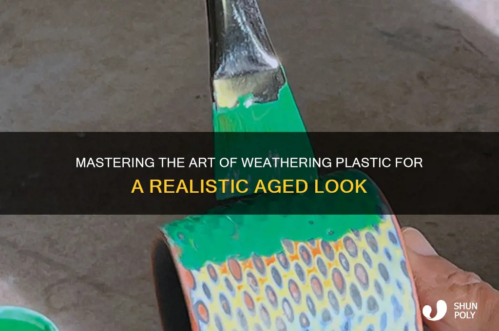 how to make plastic look weathered