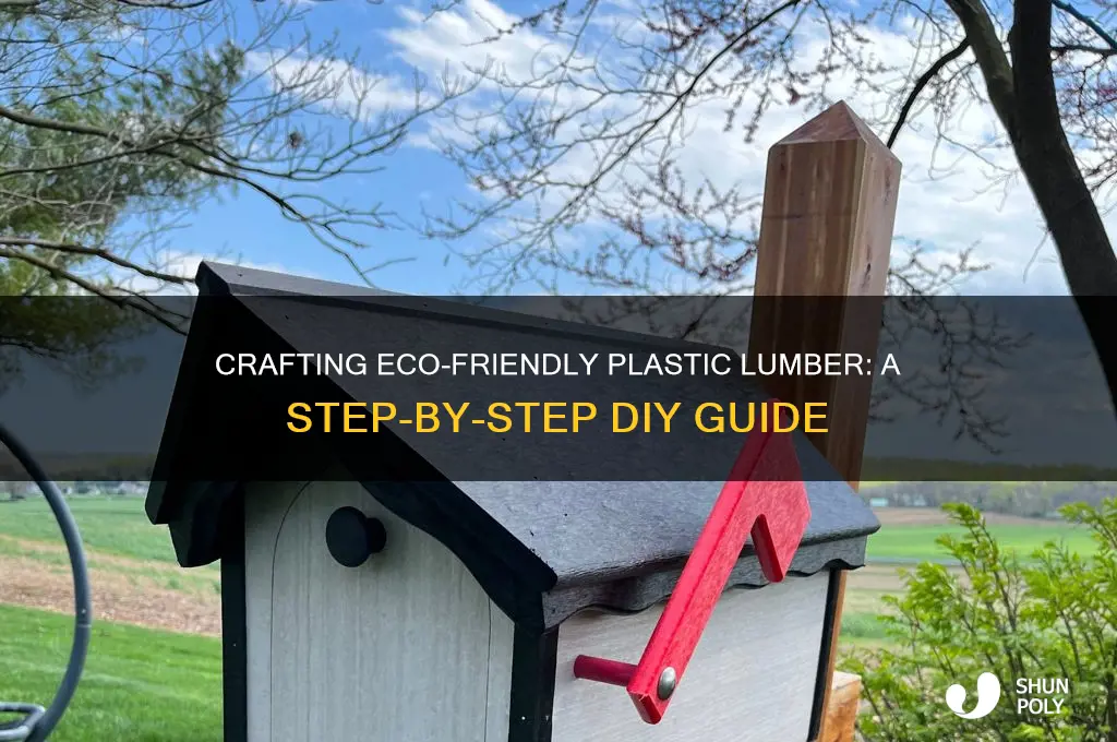 how to make plastic lumber