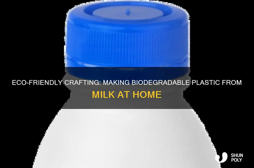how to make plastic made from milk