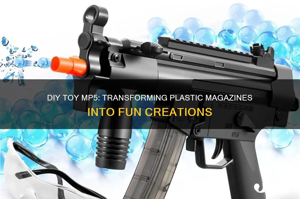 how to make plastic magazine to toy mp5