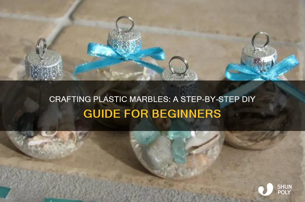 how to make plastic marbles