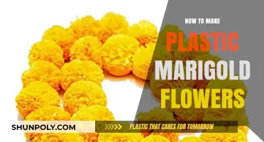Crafting Vibrant Plastic Marigold Flowers: A Simple DIY Guide