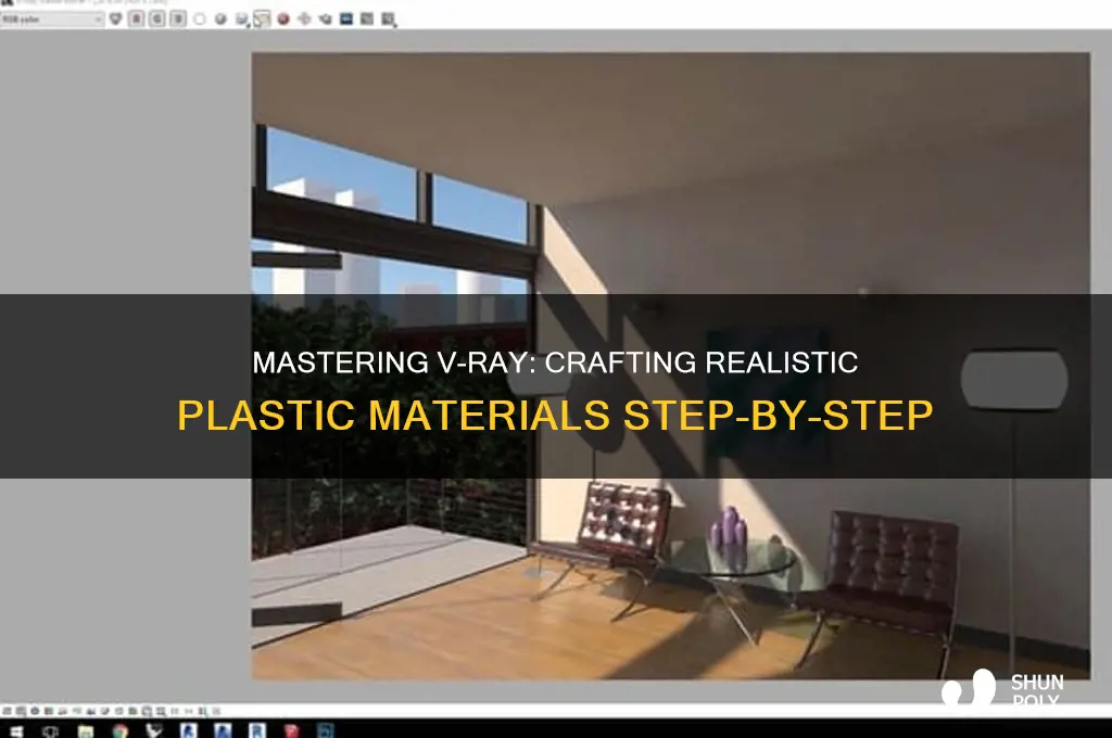how to make plastic material in vray